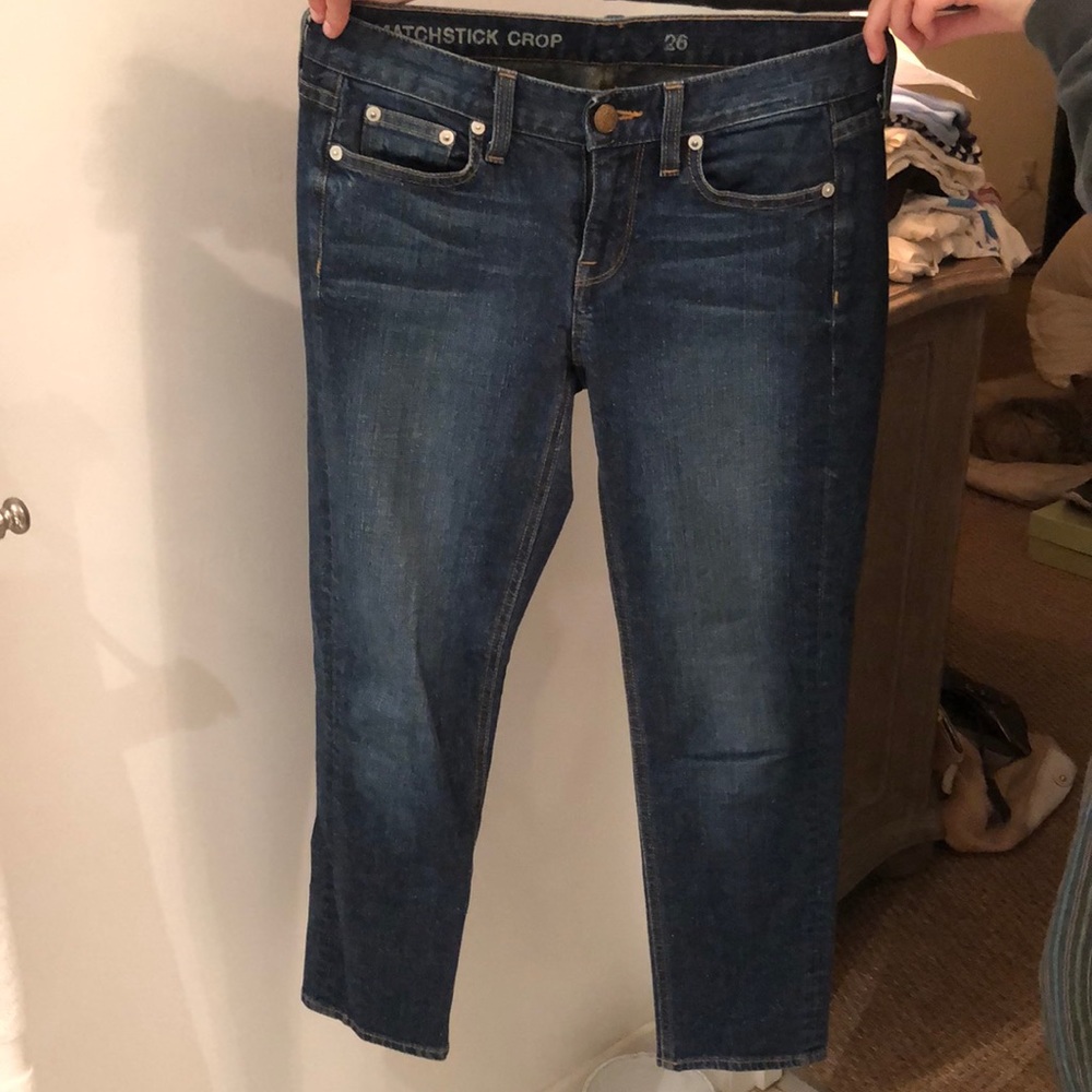 J Crew blue jeans